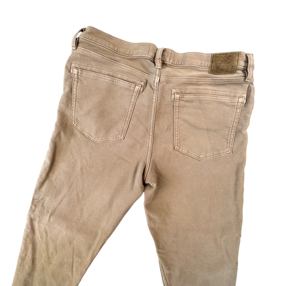 Mens Tan Slim Fit Stretch Jeans 34x29 Modern Neutralcore Streetwear‎ Casual ROWM